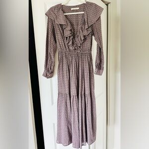 Christy Dawn Purple Long Sleeve Dress